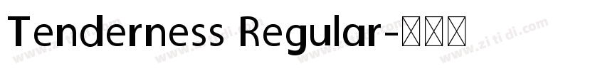Tenderness Regular字体转换